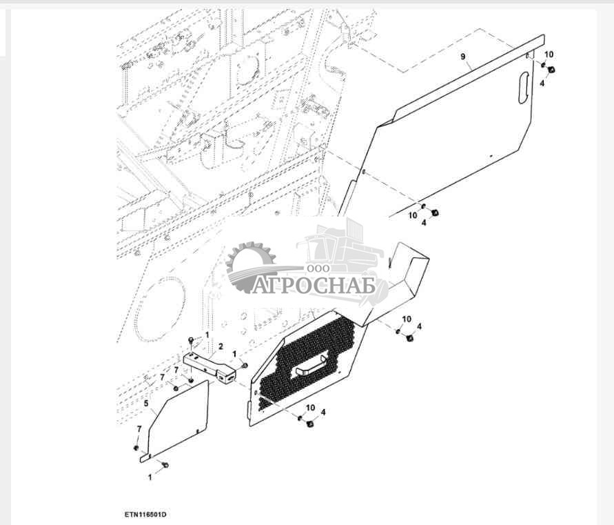 Upper Styling Shields, RH 